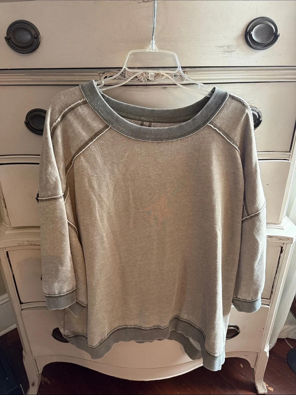 Free People Everything Pullover Oversized Sweatshirt XL - Picture 4 of 9